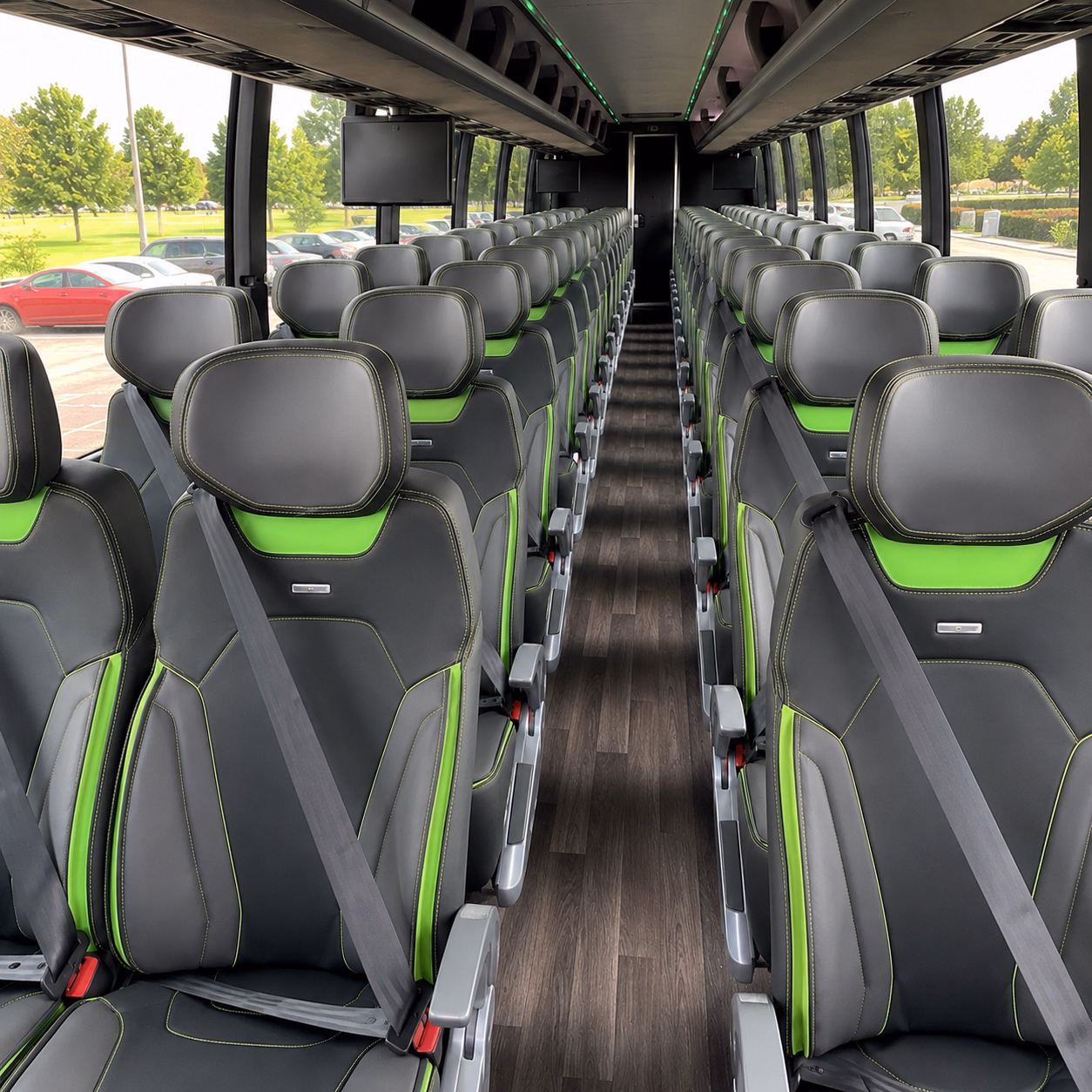 south fulton charter bus services interior